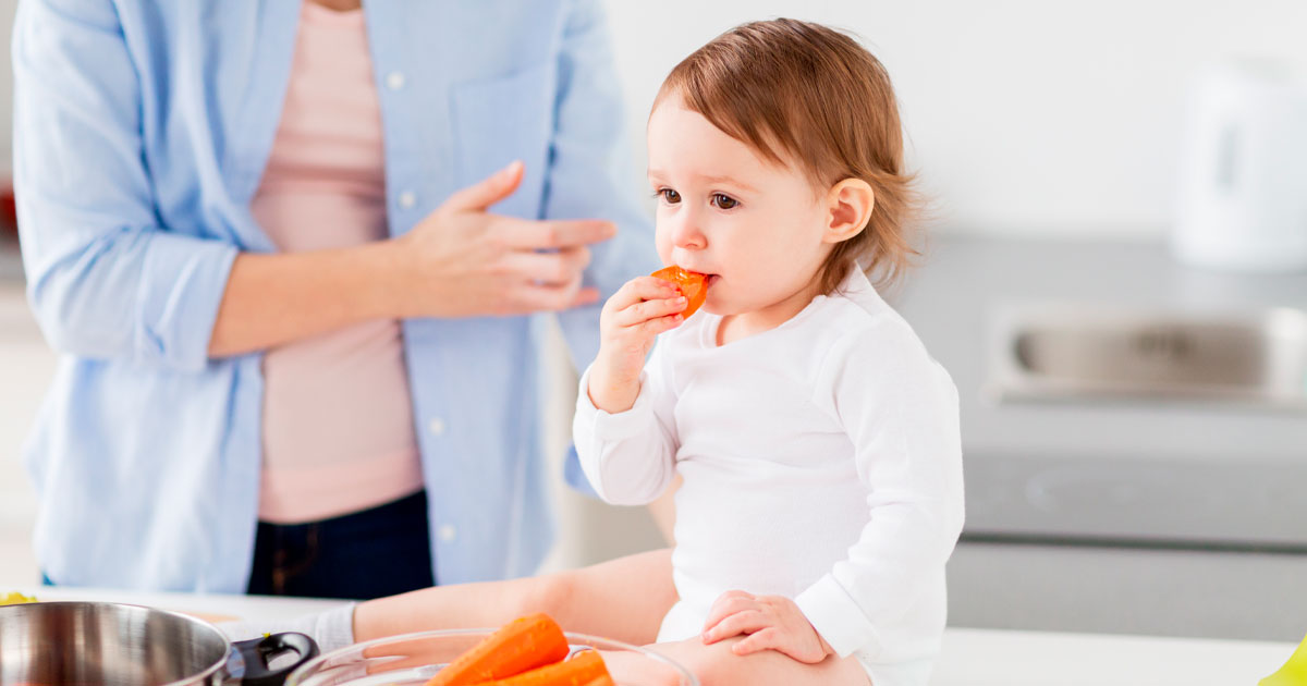 Introducción de nuevos alimentos al bebé